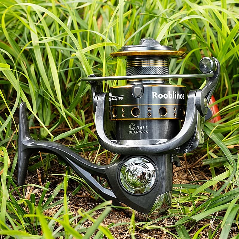 Moulinet Spinning Rooblinos BK Polyvalent Bobine Métal Interchangeable Pêche Truite Carpe Eau Douce Salée