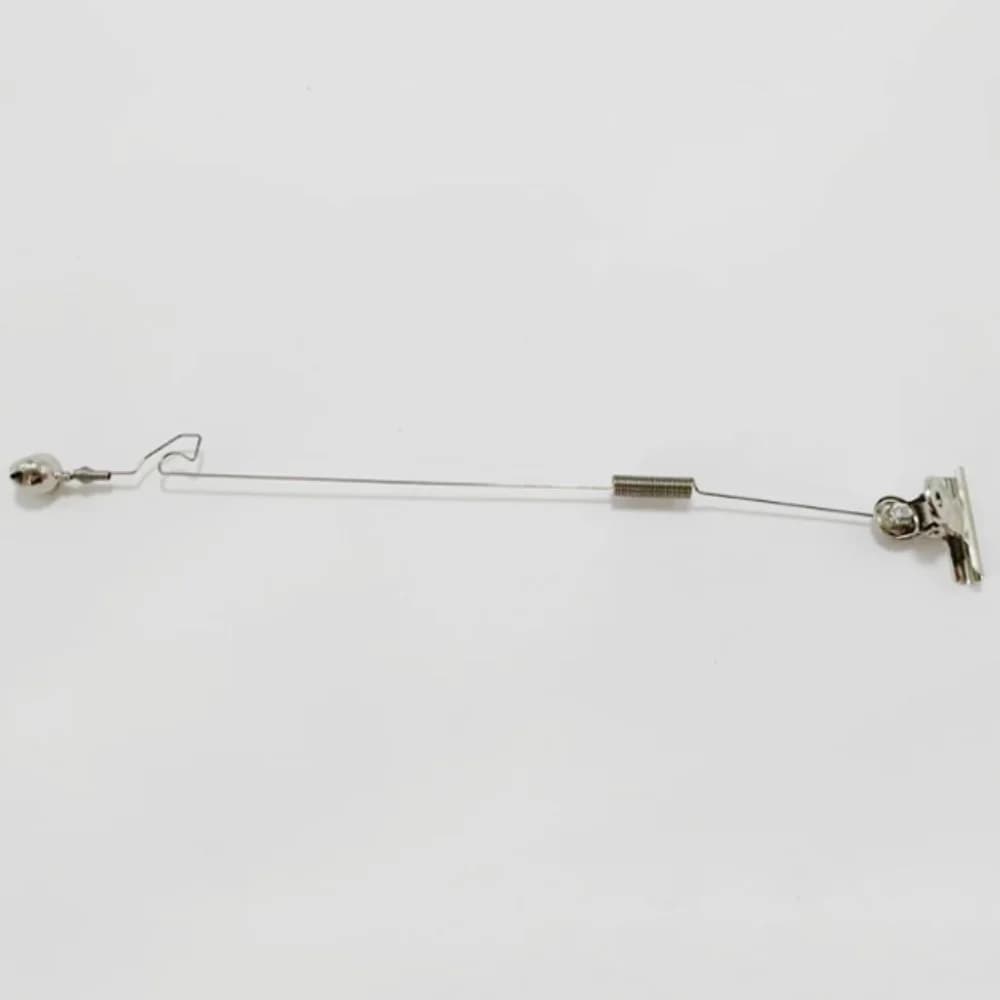2 anneaux doubles en acier inoxydable pour pêche - Alarme de touche anti-corrosion réglable