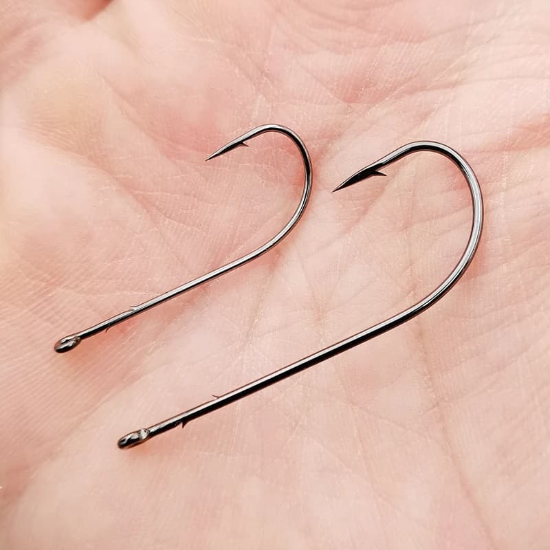 10 hameçons Texas Rig Mr JigginG tige droite - Pour leurres souples et montage texas rig
