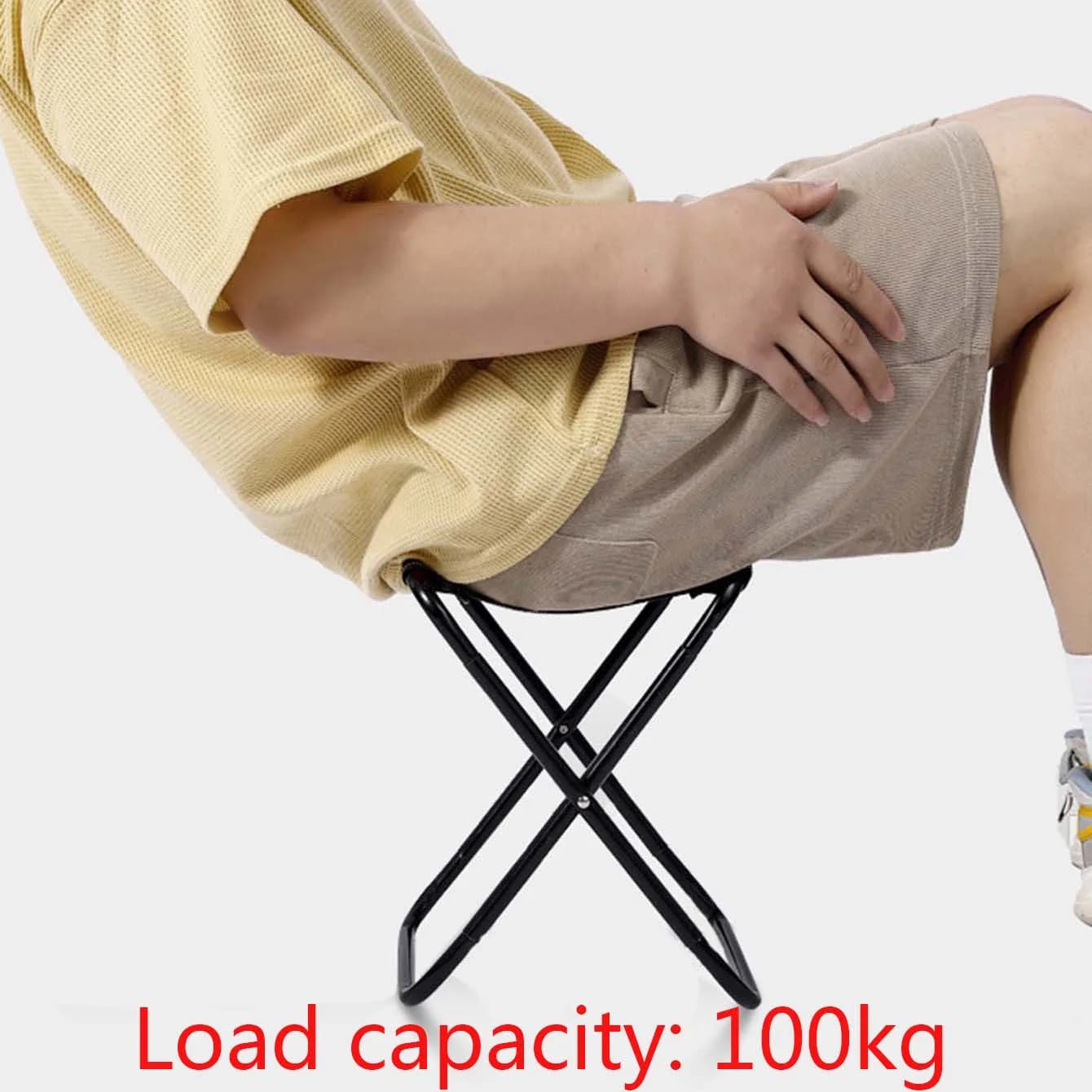 Banc pliant pêche portable - Tabouret multi-usage pour attente pêche et transport