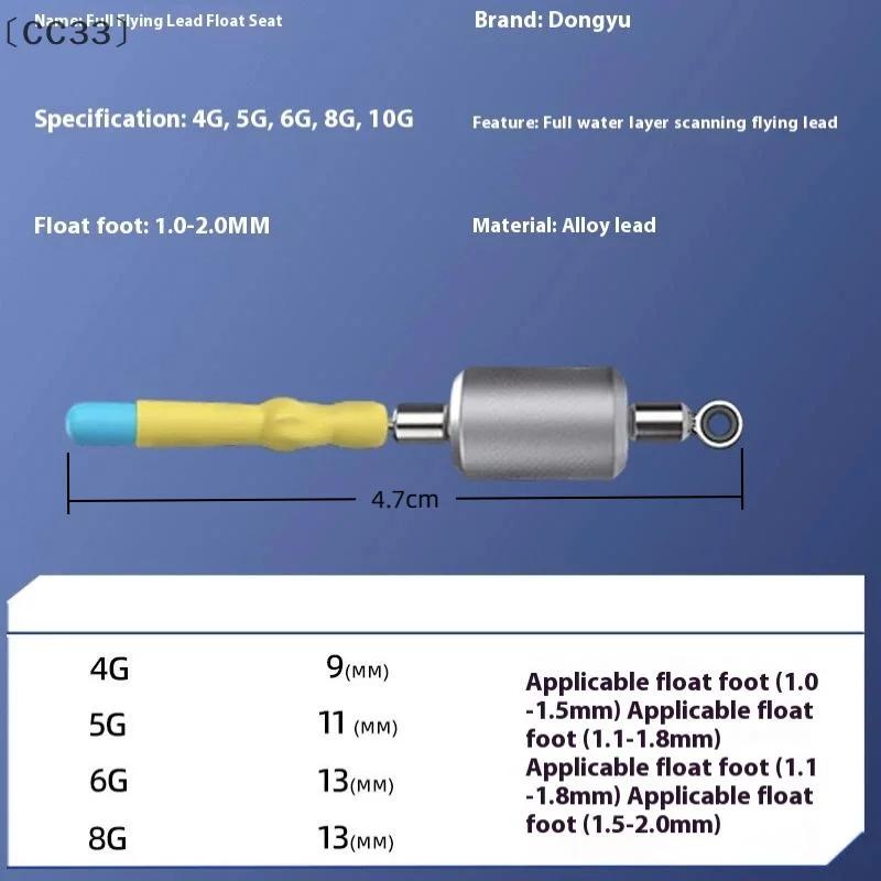Plomb de pêche goutte d'eau avec échelle cylindrique - Poids compact ajustable proportionnel