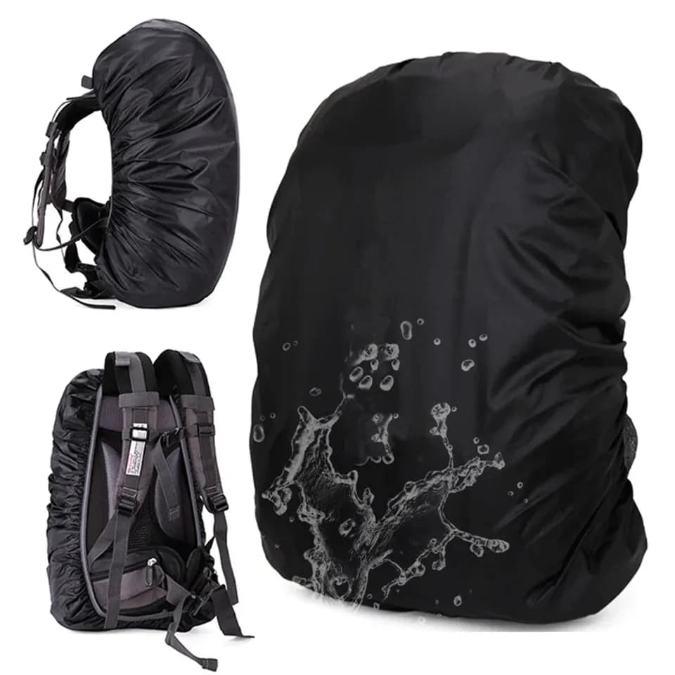Sac à dos pêche léger 20-80L étanche nylon avec housse pluie pour randonnée camping voyage