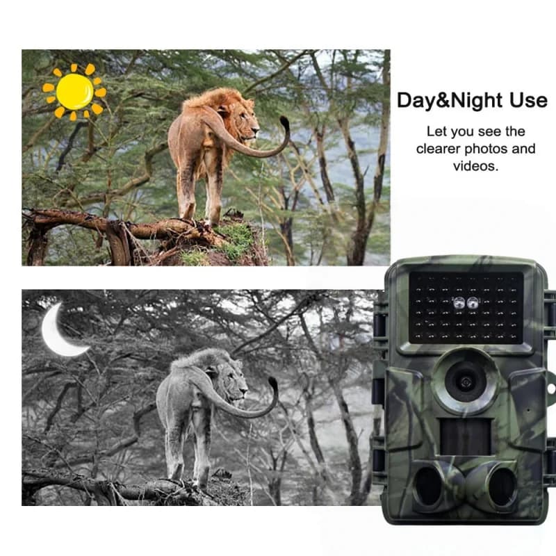 PR4000W caméra trail WiFi 60MP 4K infrarouge vision nocturne étanche piège photo chasse extérieure