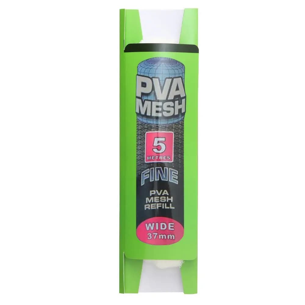 Filet PVA soluble pour pêche à la carpe - Recharge 5M/20M en diamètres 25/37/44mm, idéal pour amorces