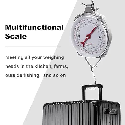 Balance mécanique Goture 110lb/50kg pêche - Pèse-poisson accroche haute précision chasse ferme