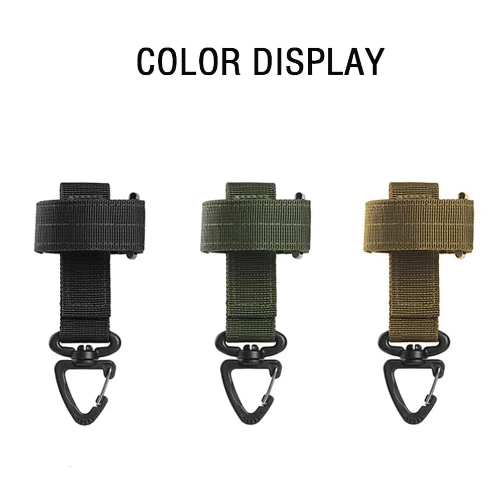 Mousqueton alpinisme porte-clés pêche outdoor accroche gants corde accessoires camping