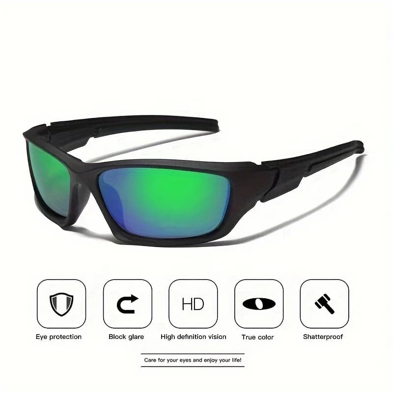 Lot lunettes pêche polarisées homme - Protection UV400 luxe pour pêche sportive