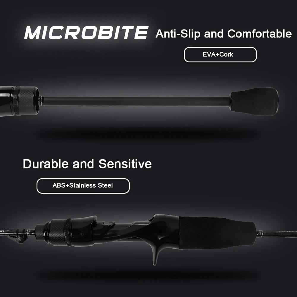 Canne Ajing MIFINE MICROBITE XUL-UL 40T/46T - Pour pêche légère rocheuse eau douce et salée 2g-5g