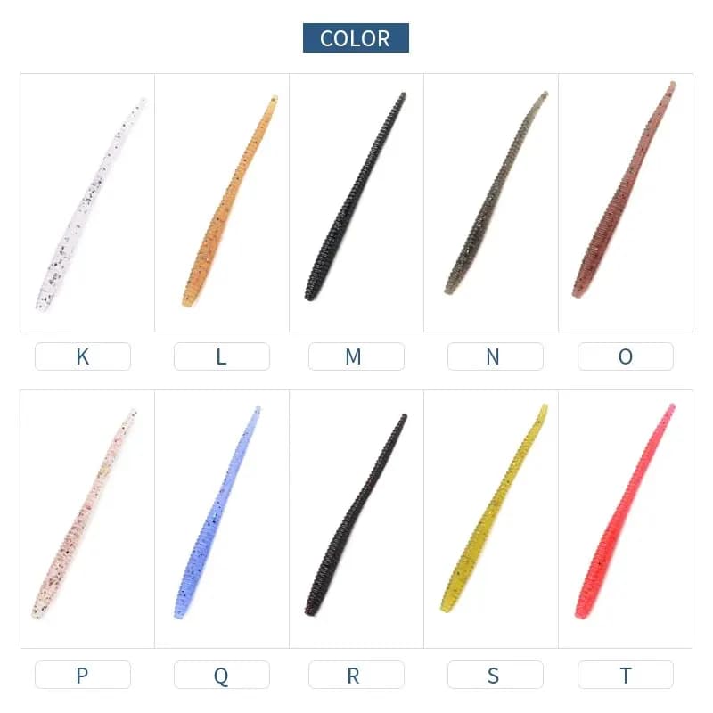 Leurre souple truite MEREDITH vers lent coulant 60mm 80mm, appât artificiel pêche carnassiers
