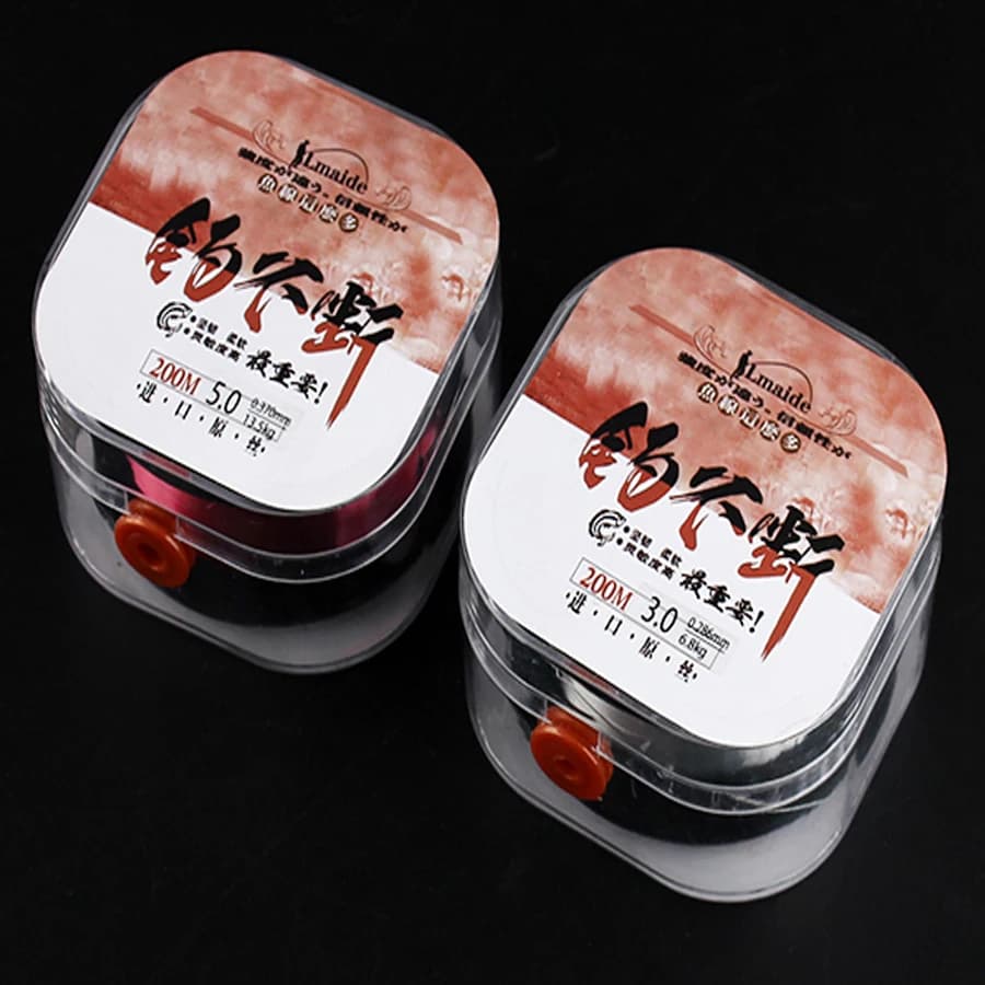 Ligne de pêche nylon fluorocarbone coulissante 20kg 200m haute résistance pour mer et eau douce