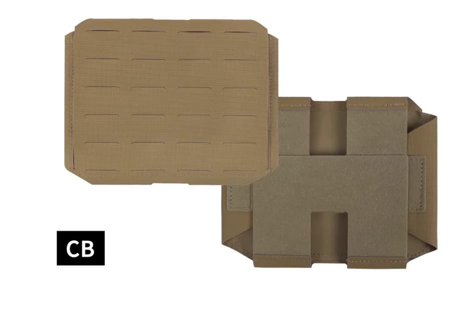 Poches latérales MOLLE réglables - Organisation équipement pêche sur gilet tactique