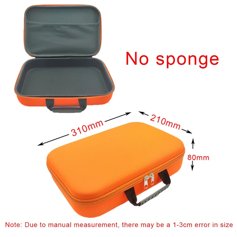 Boîte de rangement rigide DIY mousse anti-choc personnalisable voyage valise zippée collection appareils photo outils