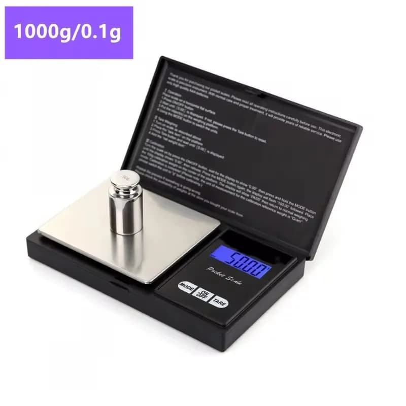 Balance électronique portable 1000g 0.01g - Pèse-bijoux or et accessoires pêche haute précision digitale