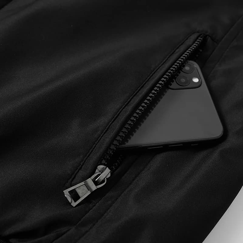 Manteau homme épais hiver bureau élégant couleur unie pour pêcheurs professionnels