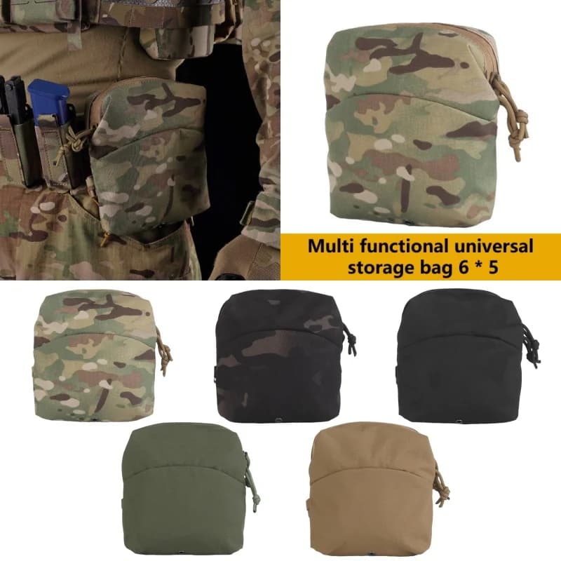 Sac de rangement polyvalent 6x5 MOLLE - Organisation équipement pêche et outdoor