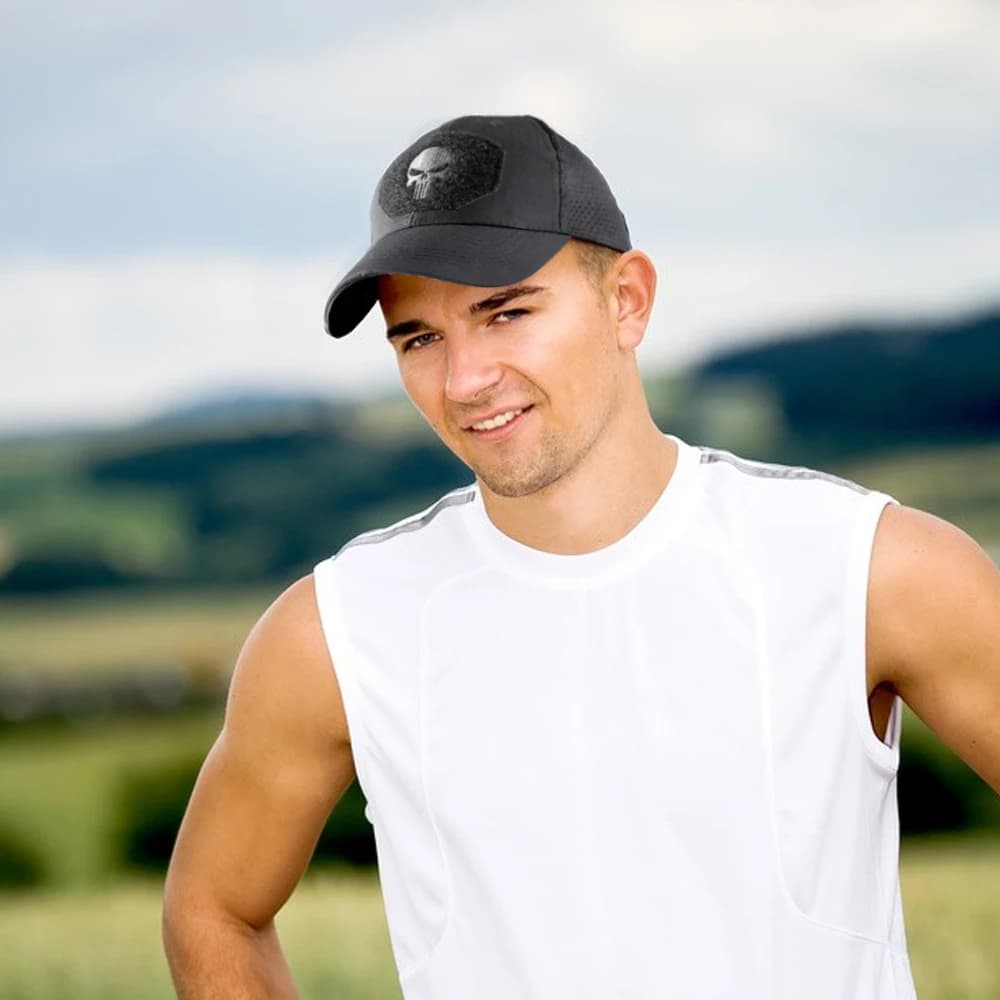 Casquette baseball respirante pêche sport outdoor - Protection solaire mesh snapback randonnée chasse
