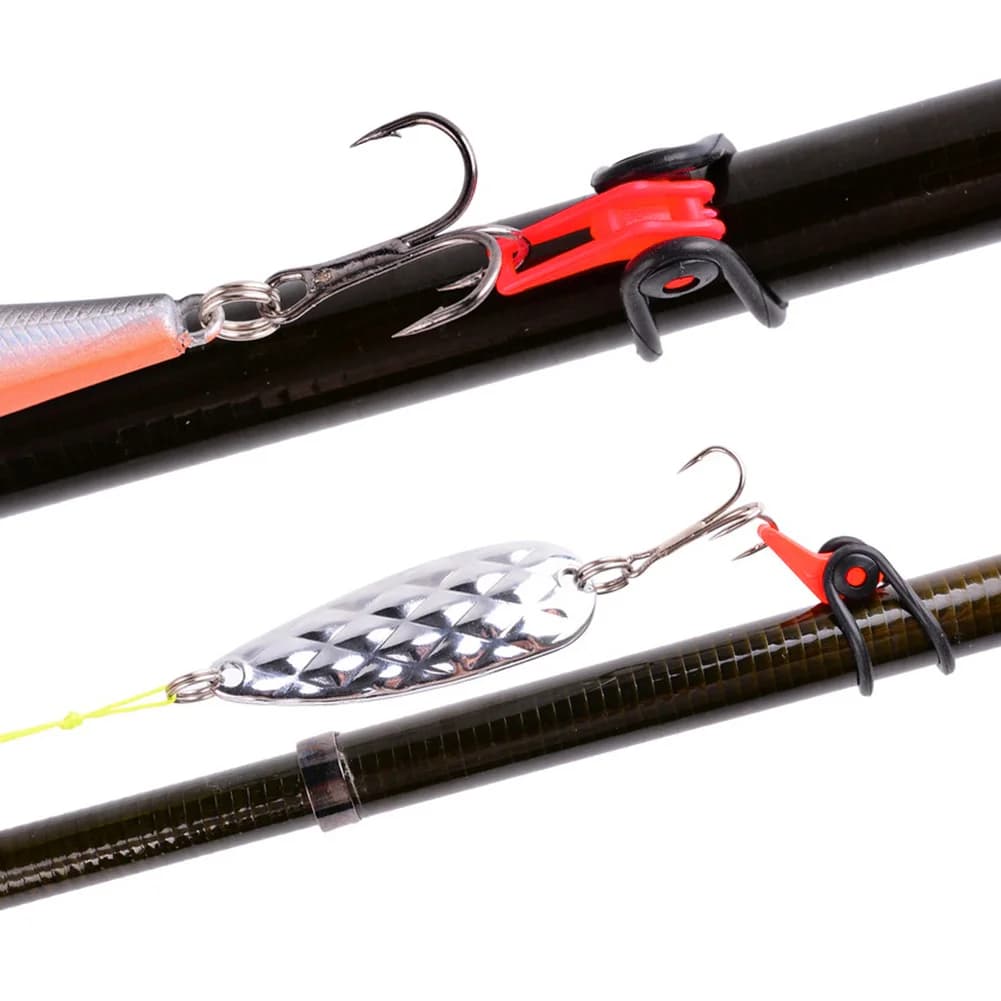Lot 10 anneaux silicone JOOYOO pour canne à pêche garde hameçons appâts leurres pêche sécurisée facile