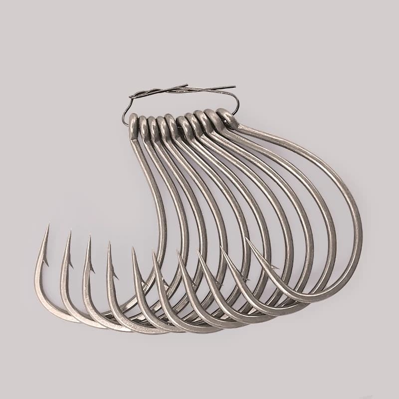 Hameçon Wacky Offset LUREHOLIC PTFE Super Slide pour Drop Shot - Acier Inoxydable pour Vers
