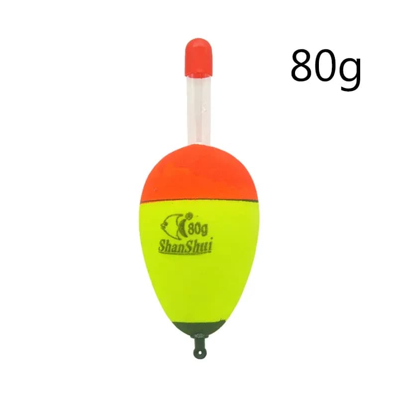 Lot de 2 3 ou 6 flotteurs lumineux EVA pour pêche de nuit mer et roche