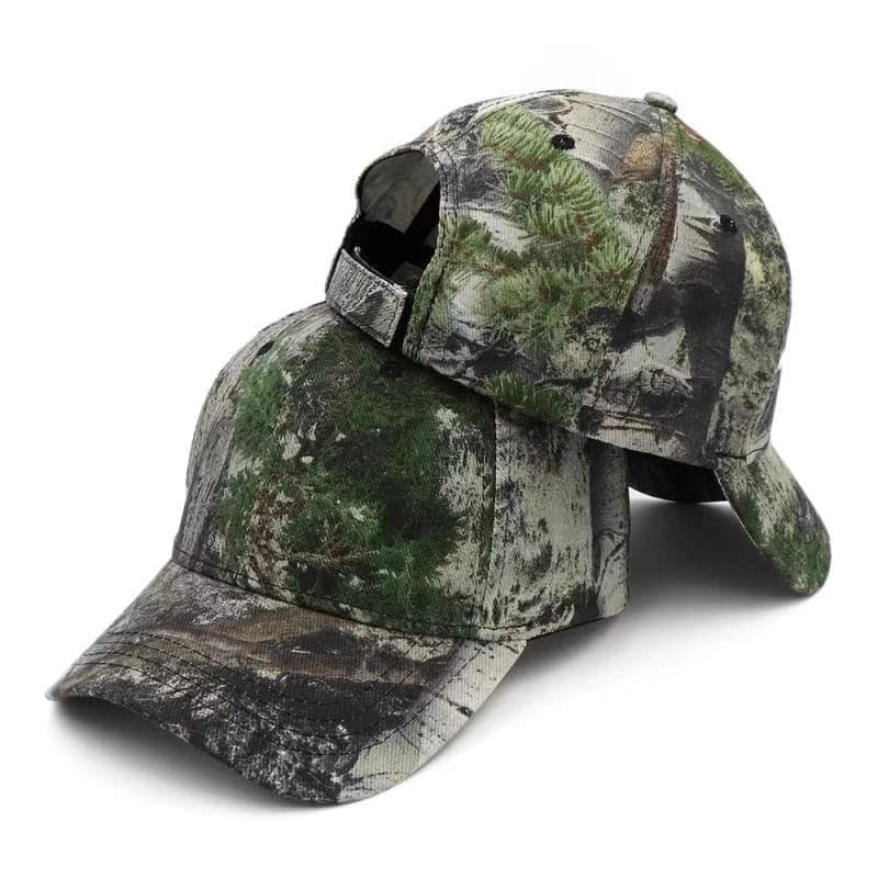 Casquette baseball camouflage unisexe pour pêche jungle - Qualité premium coton tactique
