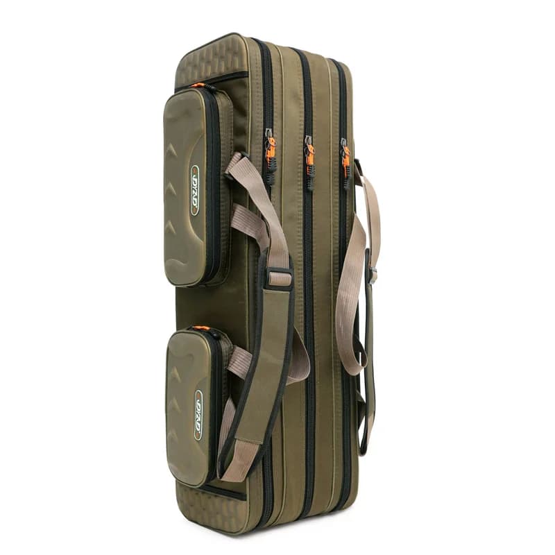 Sac multifonction canne à pêche 2/3/4 couches 80-130cm - Étui rangement matériel pêche robuste