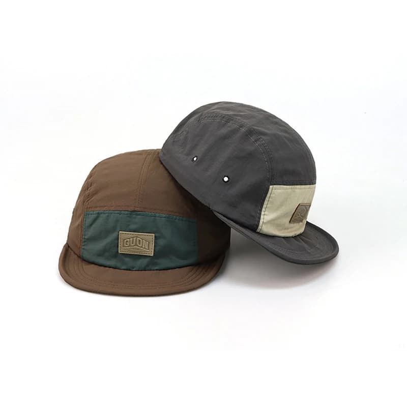 Casquette été fine respirante séchage rapide - Chapeau pêche 5-flap protection solaire courte visière