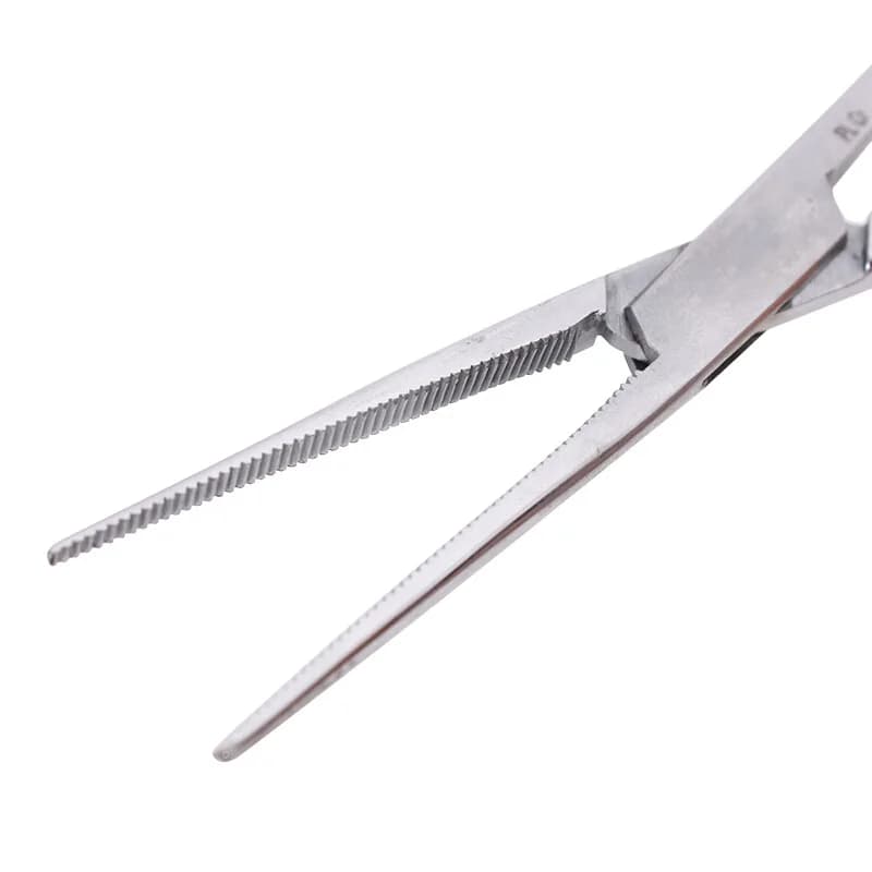 Pince dégorgeoir courbée acier inoxydable F04 accessoires pêche extraction hameçons équipement sport