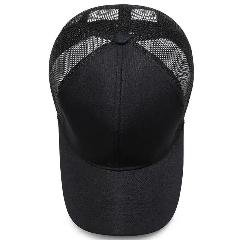 Casquette baseball pêche respirante mesh - Version coréenne légère pour sports nautiques et pêche