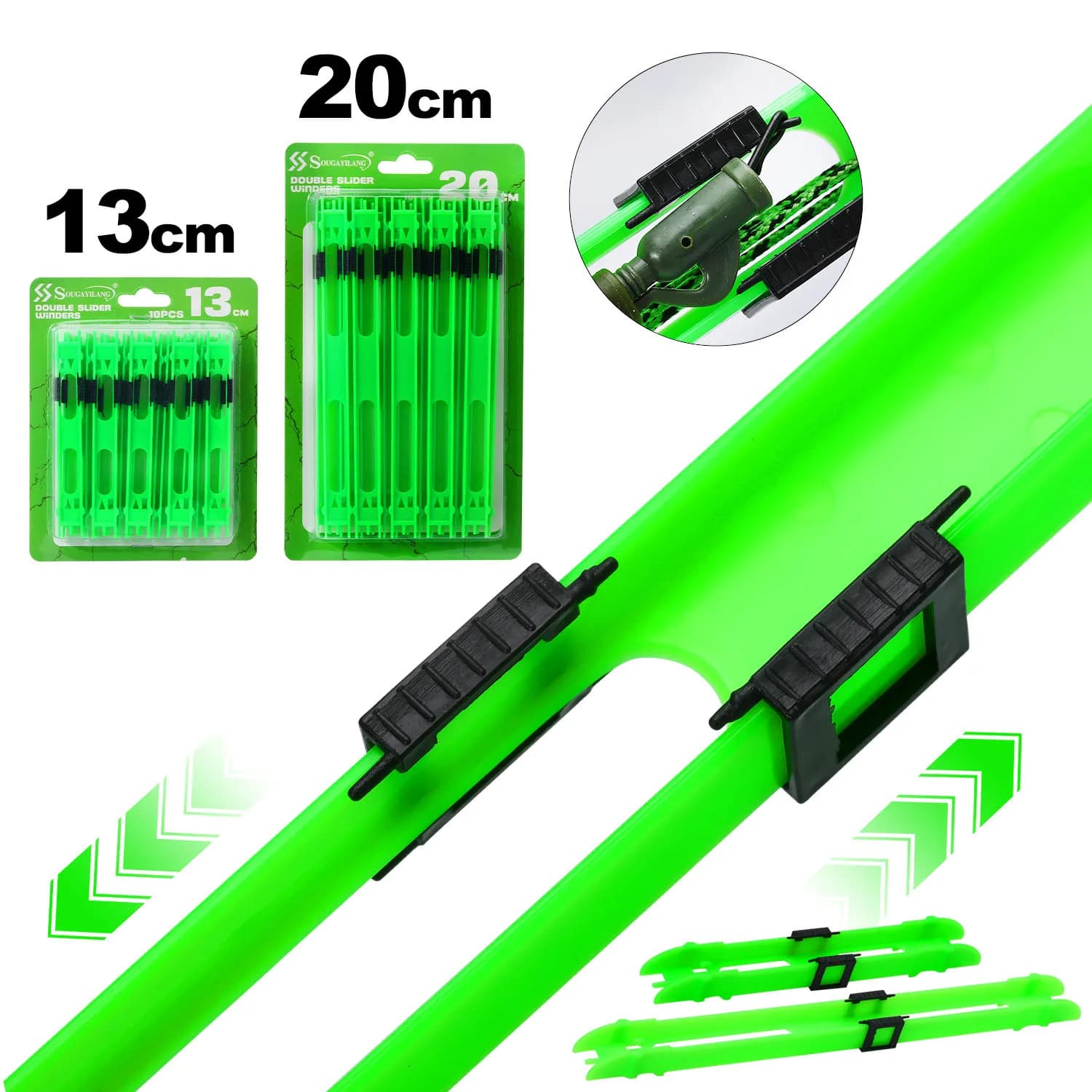 Plateaux de bobinage pêche Sougayilang 10 pièces 13/20cm - Support montages et rangement lignes