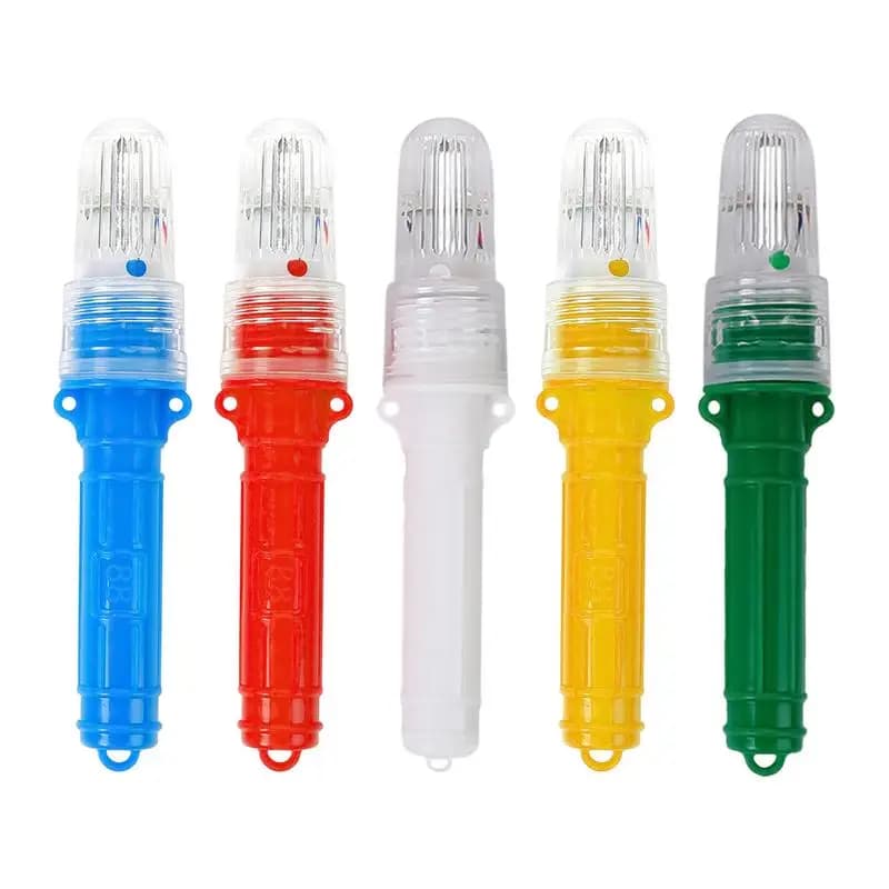 Lampe LED de pêche étanche à double flash - Signalisation maritime pour filets et bouées - Lumière d'avertissement