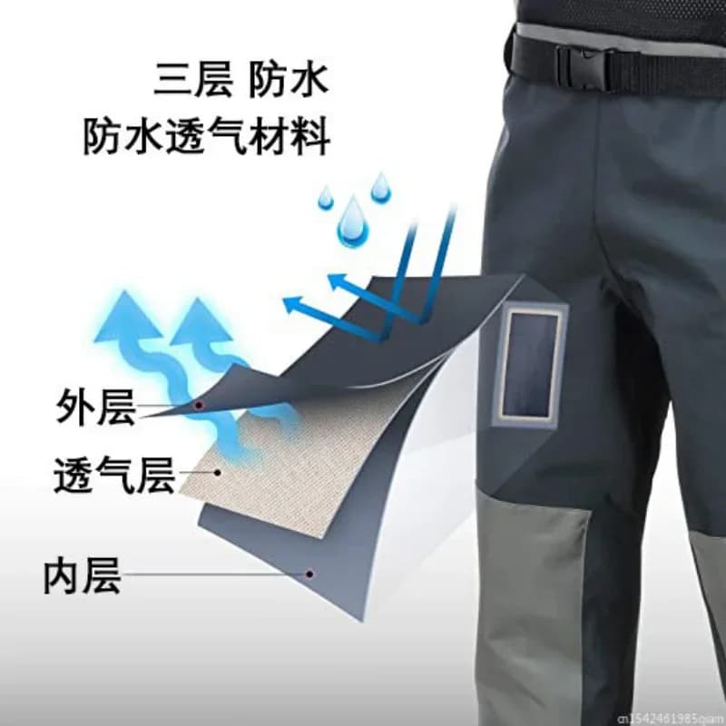 Waders pêche à la mouche néoprène enfants adultes - Bottes séchage rapide imperméables respirantes