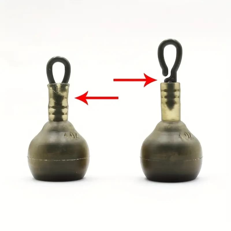 Attaches plombs drop shot YOTOCarp - Clips de retenue pour plombs pêche, fixation ligne sécurisée