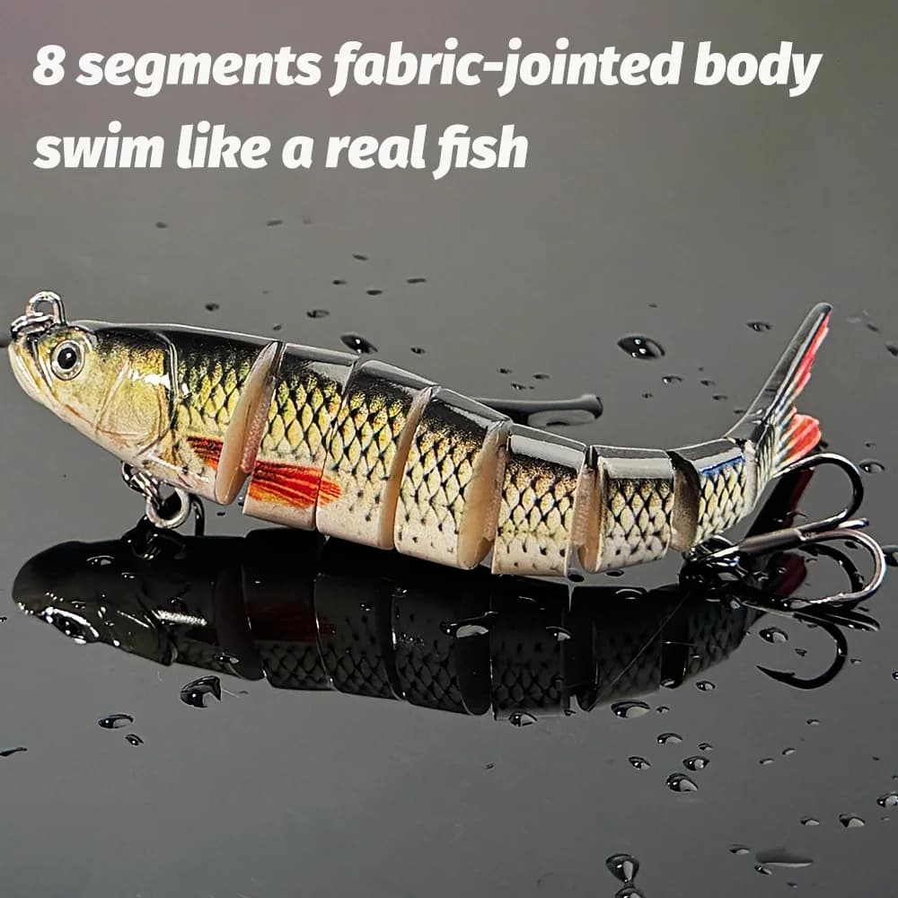 Leurre dur GOBAIT Swimbait multi-joints 11g 16g 27g pêche lent coulant pour carnassiers et carpes