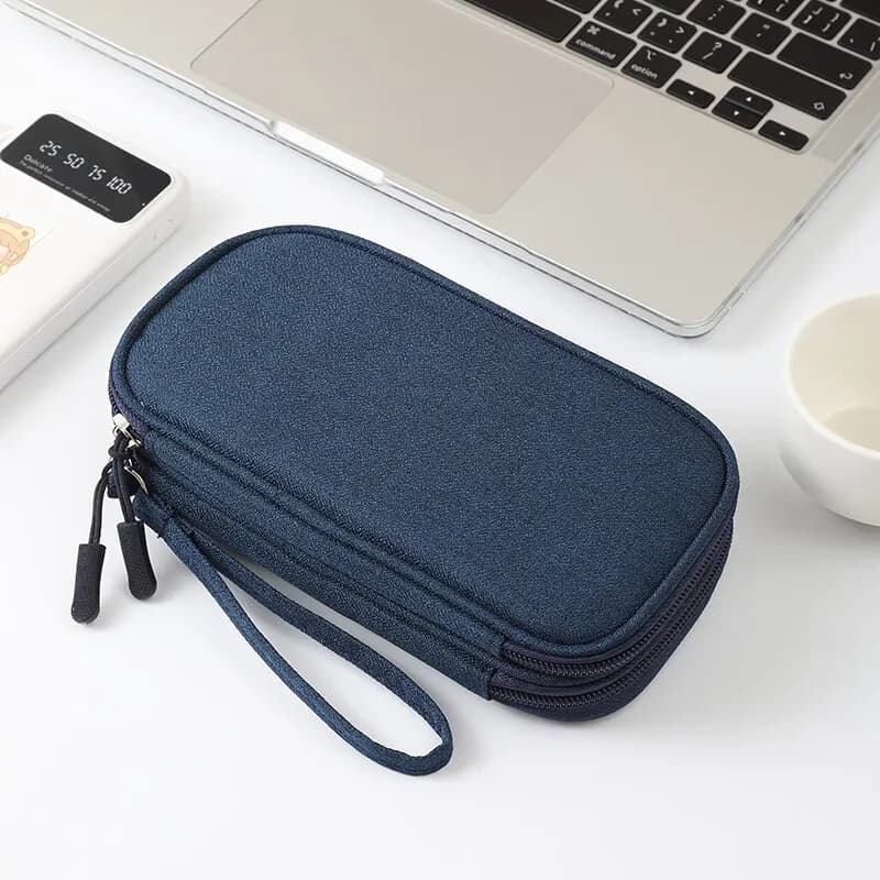 Boîte à trésor rangement produits numériques portable voyage avec organisateur câbles USB chargeurs écouteurs