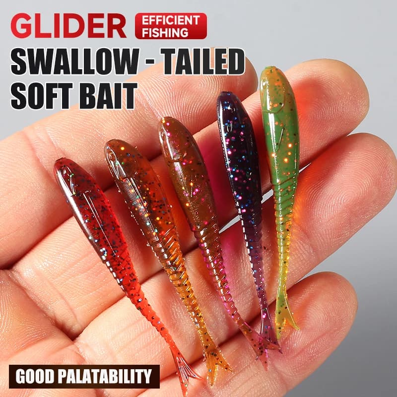 Leurre souple glider 5.5cm/3cm - Leurre plongeant tremor bait pour pêche au leurre souple wobbleur
