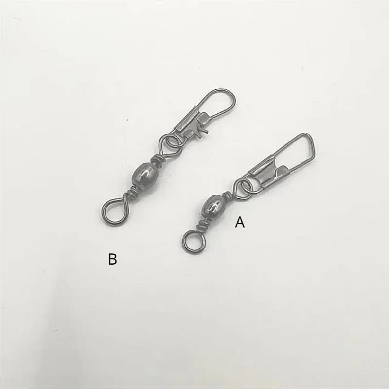 100 pièces de connecteurs et accessoires de pêche pour montages et assemblages