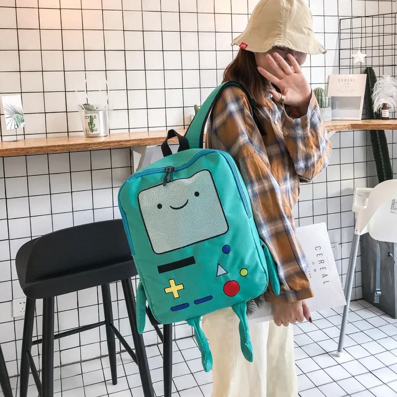 Sac à dos étudiant cartoon Adventure Time - Sac école personnalité drôle 3D original