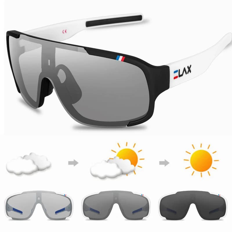 Lunettes de sport polarisées photochromiques pour vélo pêche extérieur hommes femmes protection UV
