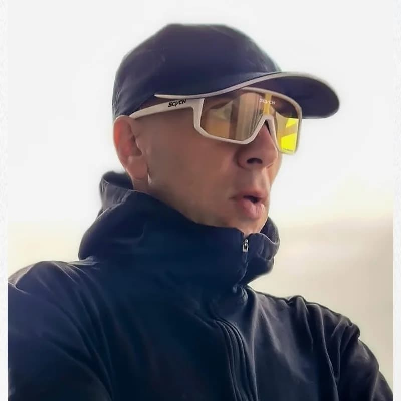 Lunettes de pêche polarisées vision nocturne jaunes SCVCN - Protection UV400 pour homme et femme