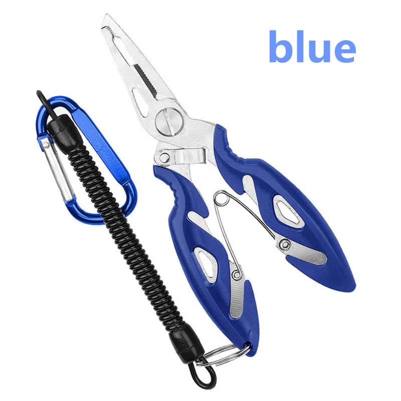 Pince multifonction pêche noir - Coupe-fil extracteur hameçon bec perroquet outils