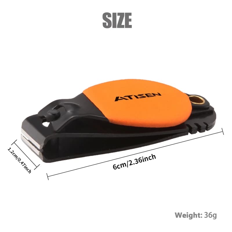 Coupe-fil pêche inox multifonction : pince coupe ligne et ongles pour vos accessoires de pêche