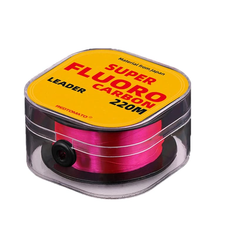 Ligne de pêche fluorocarbone Japan 220M - Fil leader carbone invisible pour pêche à la mouche