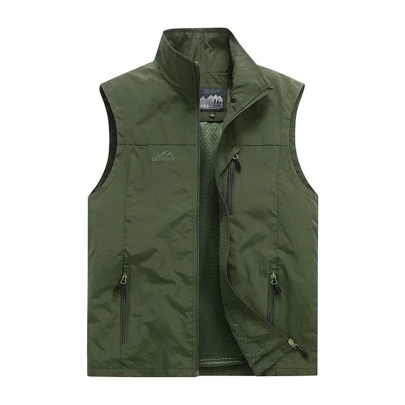 Veste polaire homme respirante chaude et coupe-vent pour randonnée et camping printemps automne