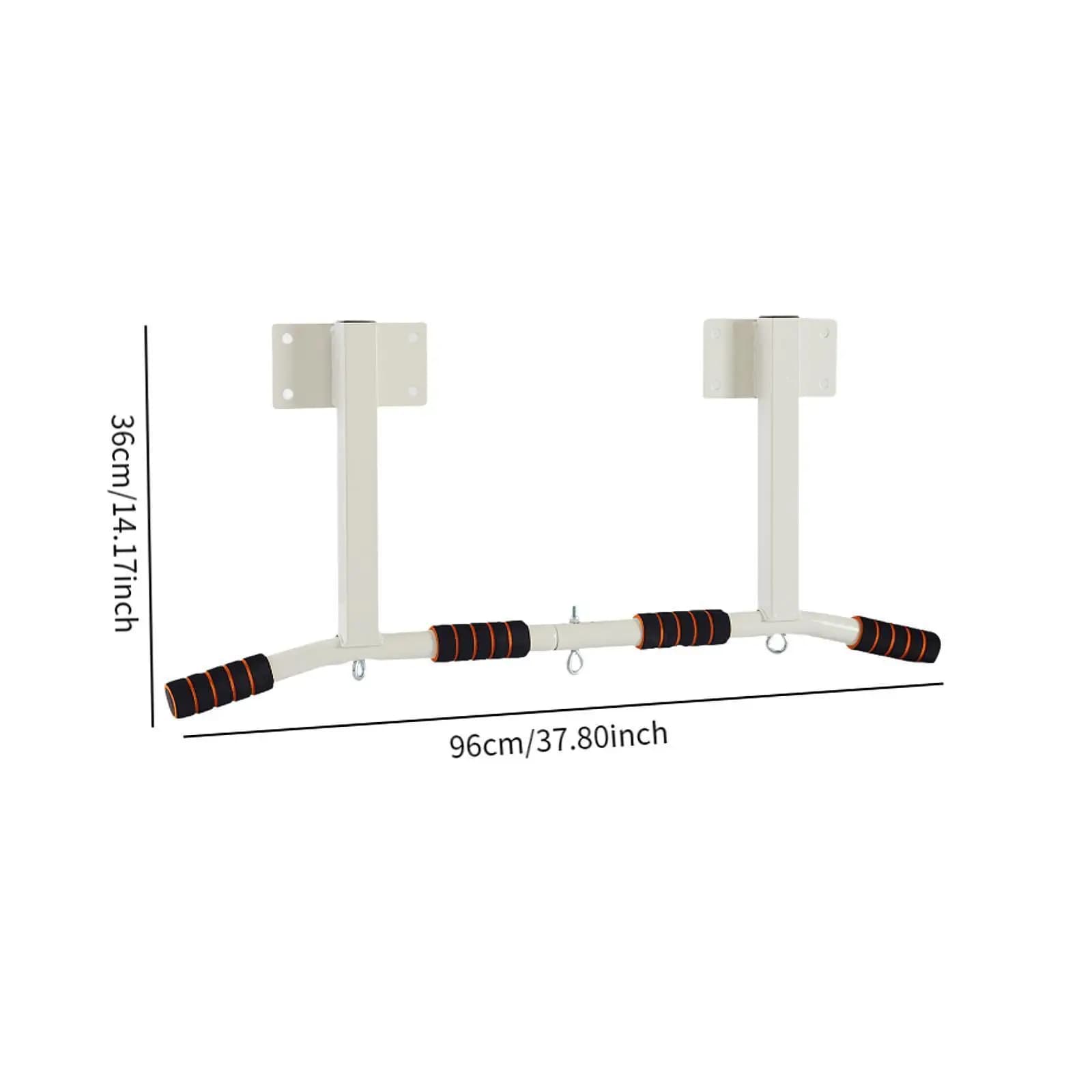 Barre de traction murale sport 300kg charge max équipement musculation traction dips renforcement haut du corps