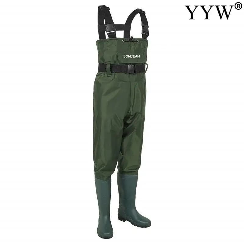 Combinaison complète de pêche waders avec bottes intégrées - Ensemble imperméable pour hommes et femmes