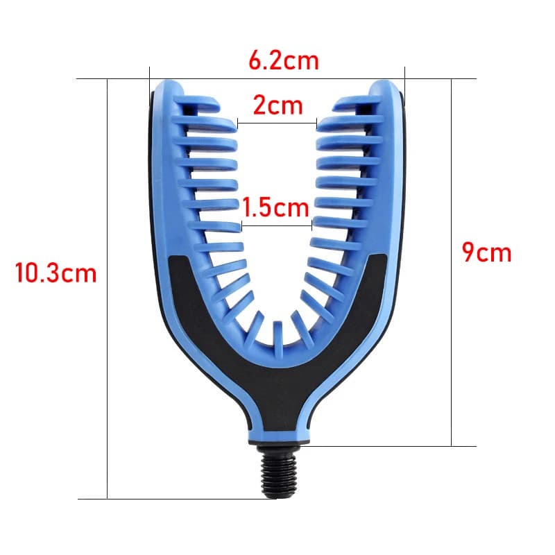 Support de canne à pêche feeder en forme de U - Support réglable pour pêche de la carpe et accessoires