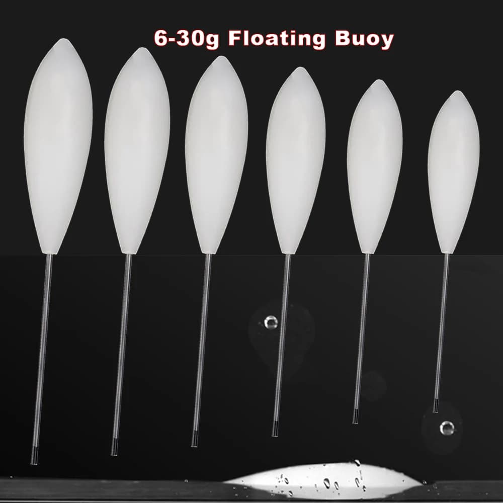 Flotteur de pêche acrylique forme bombardier 6g-30g - Bobine montante pour carpe et perche