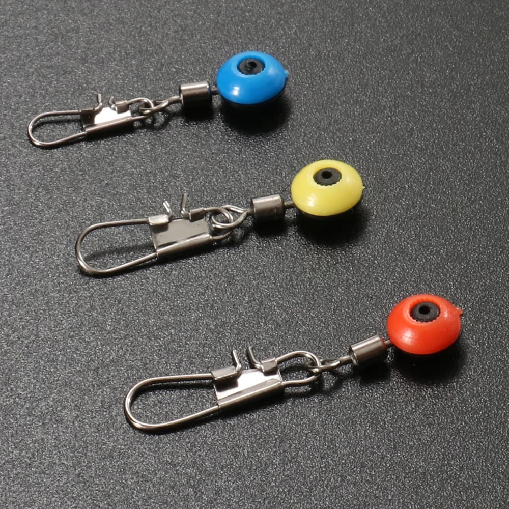 Kit émerillons à billes 360° pour pêche - émerillons rapides avec roulement à billes pour leurres et flotteurs