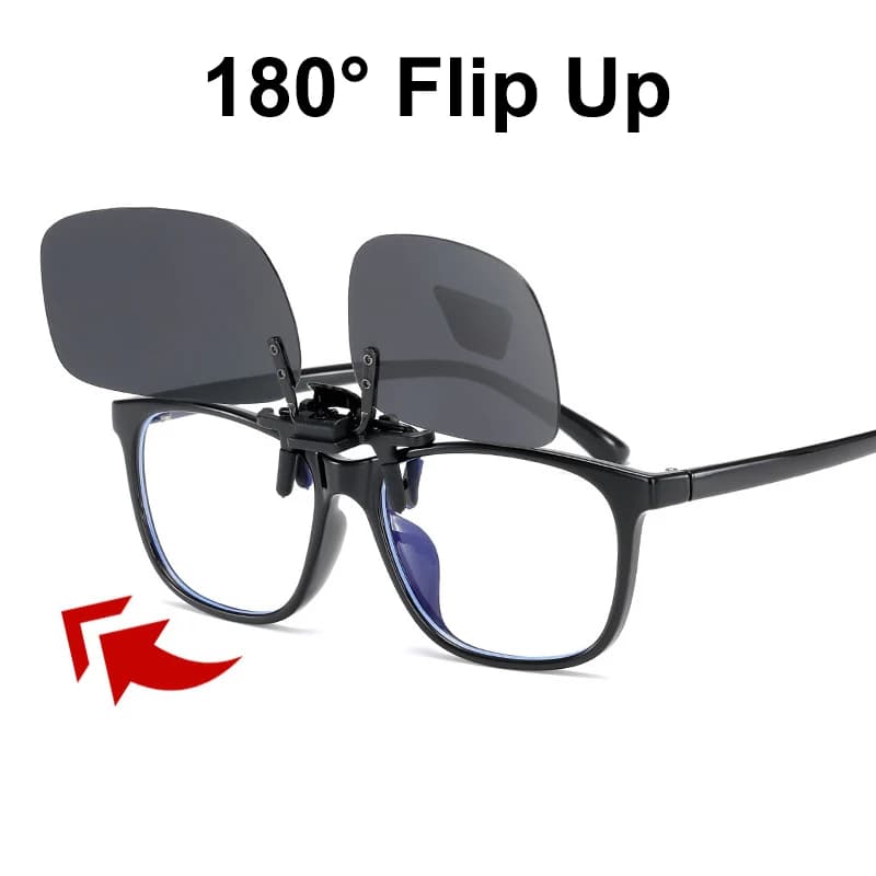 Clip polarisé pour lunettes de vue - 2 pièces pêche vision nocturne anti-éblouissement