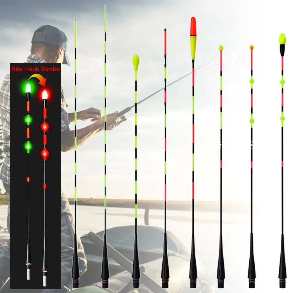 Flotteur électronique lumineux ultra sensible avec détection gravité pour pêche nocturne